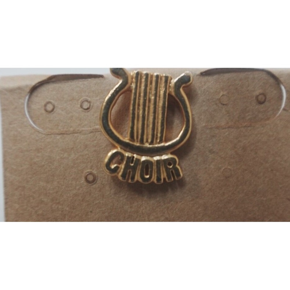 Chorus - Ornate Music Stand - Singing - Choir‎ - Vintage Lapel Pin - Classic